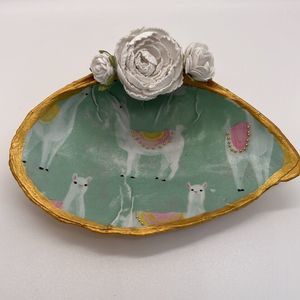 Llama trinket dish